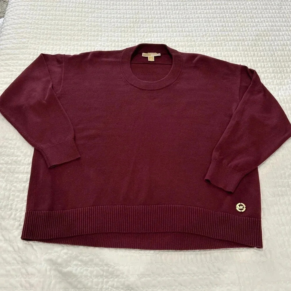 Michael Kors Burgundy Sweater.
